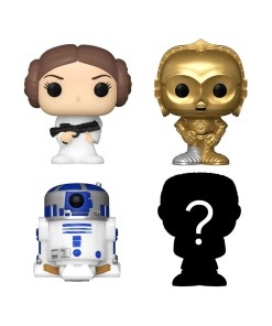 Star Wars Pack de 4 Figuras Bitty POP! Vinyl Leia 2