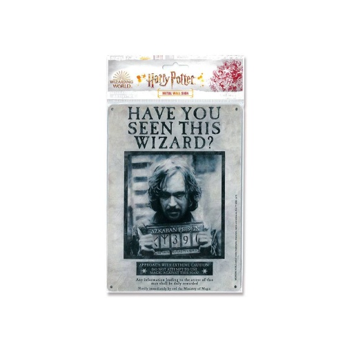 Harry Potter Placa de Chapa Have You Seen This Wizard 15 x 21 cm