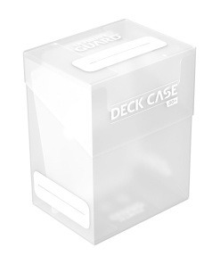 Ultimate Guard Deck Case 80+ Caja de Cartas Tamaño Estándar Transparente