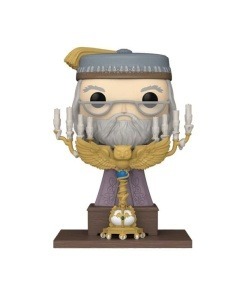 Harry Potter POP! Deluxe Vinyl Figura Deluxe Dumbledore w/Podium 12 cm