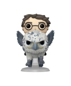 Harry Potter y el prisionero de Azkaban POP! Rides Deluxe Vinyl Figura Harry & Buckbeak 13 cm