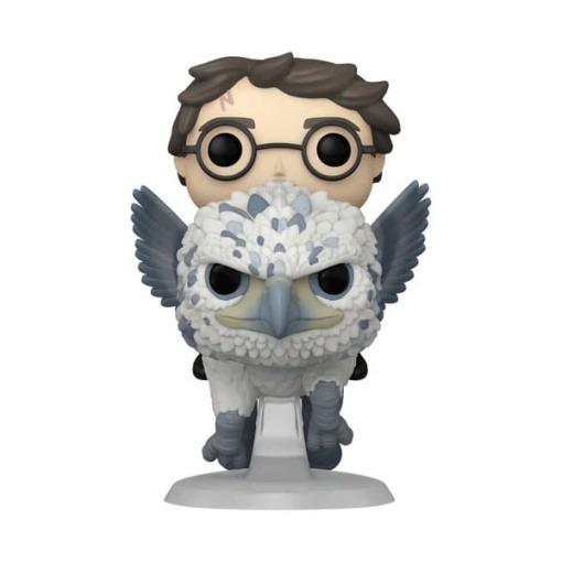 Harry Potter y el prisionero de Azkaban POP! Rides Deluxe Vinyl Figura Harry & Buckbeak 13 cm