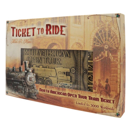 Ticket to Ride Réplica North American Open Tour Ticket Limited Edition