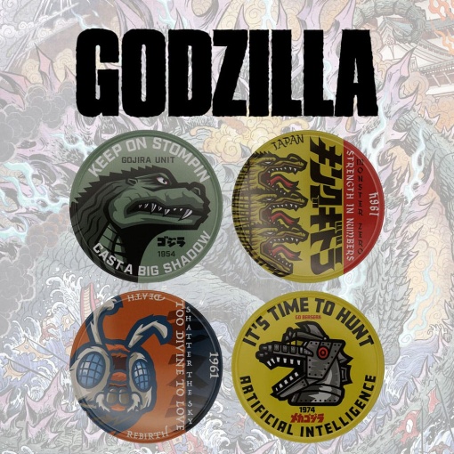 Godzilla Pack de 4 Posavasos