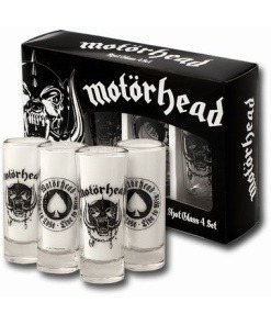 Motörhead Pack de 4 Vasos de Chupitos