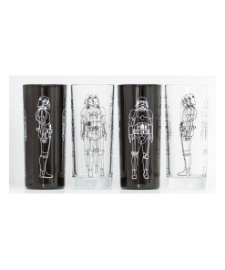 Original Stormtrooper Pack de 4 Vasos para zumo