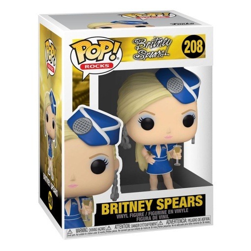 Britney Spears POP! Rocks Vinyl Figura Stewardess 9 cm