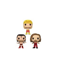 WWE POP! Vinyl Pack de 3 Figuras Hogan & Outsiders 9 cm