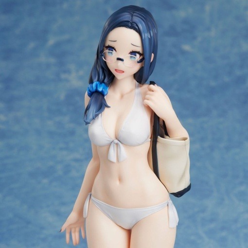 92M Illustration Estatua PVC Myopic sister Date-chan Swimsuit Ver. 26 cm