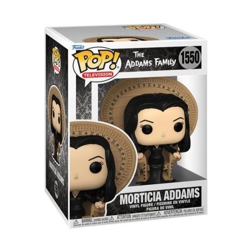 Addams Family POP! Deluxe Vinyl Figura Morticia in Chair 9 cm