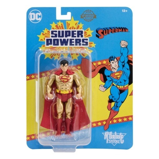 DC Direct Figura Super Powers Superman (Gold Edition) (SP 40th Anniversary) 13 cm