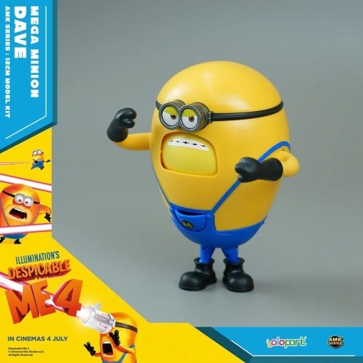 Despicable Me 4 Maqueta AMK Series Super Dave 12 cm