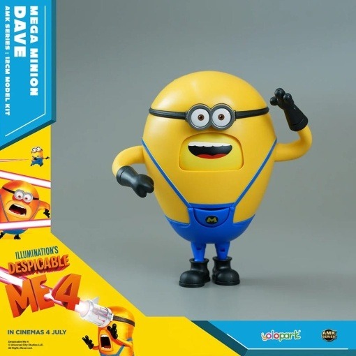 Despicable Me 4 Maqueta AMK Series Super Dave 12 cm