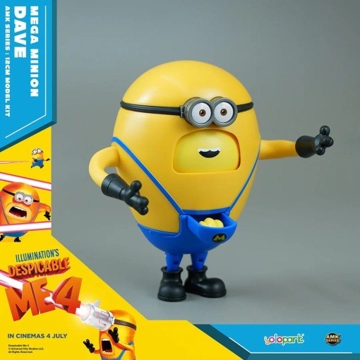 Despicable Me 4 Maqueta AMK Series Super Dave 12 cm