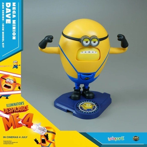 Despicable Me 4 Maqueta AMK Series Super Dave 12 cm