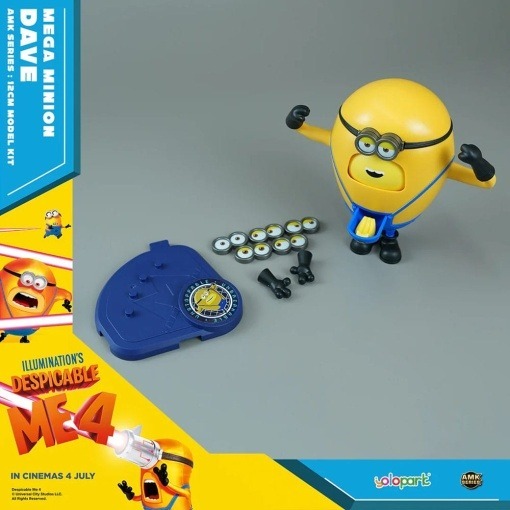 Despicable Me 4 Maqueta AMK Series Super Dave 12 cm