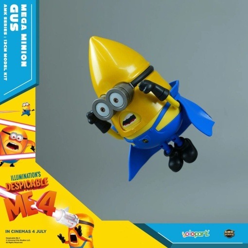 Despicable Me 4 Maqueta AMK Series Super Gus 12 cm