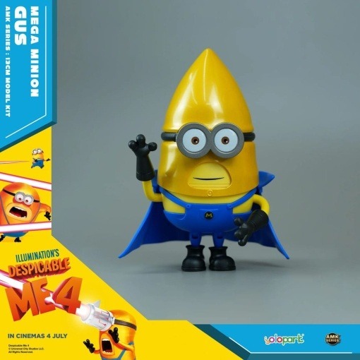 Despicable Me 4 Maqueta AMK Series Super Gus 12 cm