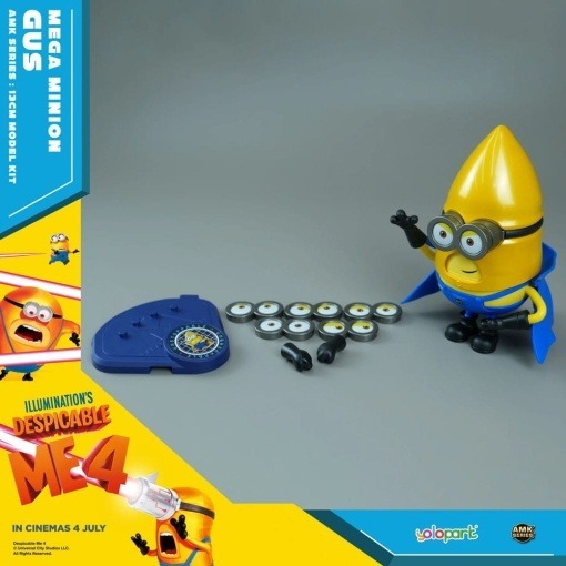 Despicable Me 4 Maqueta AMK Series Super Gus 12 cm