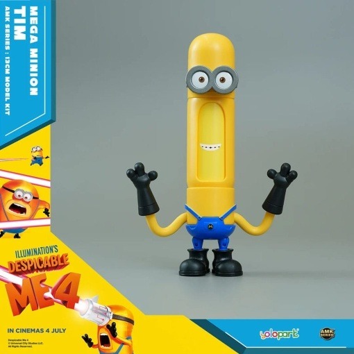 Despicable Me 4 Maqueta AMK Series Super Tim 12 cm