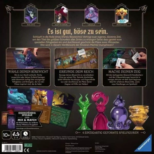 Disney Villainous Juego de Mesa Intro to Evil *Edición Alemán*