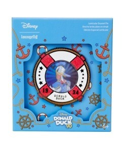 Disney by Loungefly Chapas esmaltadas 3" Collector Box 90th Anniversary Donald Duck Surtido (12)
