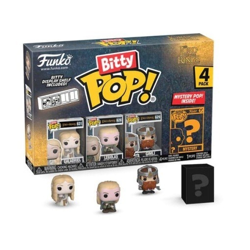 El Señor de los Anillos Pack de 4 Figuras Bitty POP! Vinyl Galadriel 2