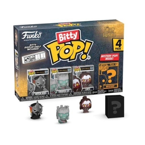 El Señor de los Anillos Pack de 4 Figuras Bitty POP! Vinyl Witch King 2