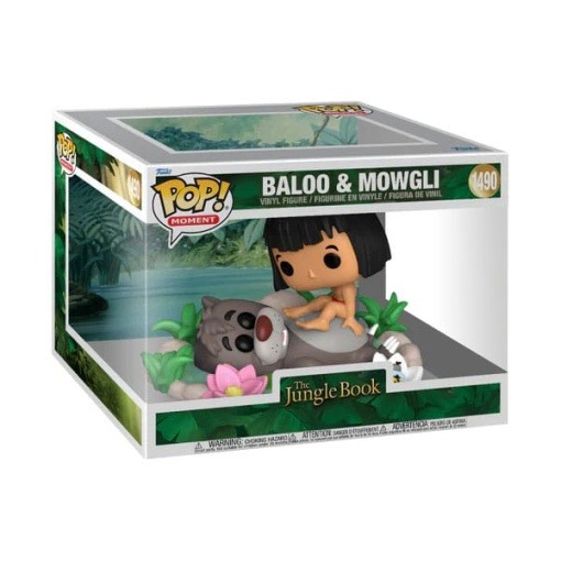 El libro de la selva POP Moments Vinyl Figuras Baloo & Mowgli 11 cm