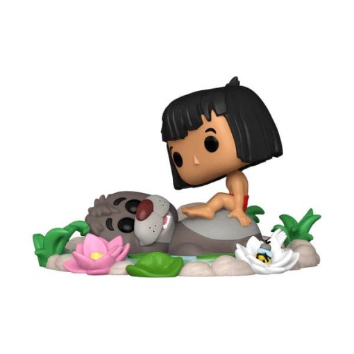 El libro de la selva POP Moments Vinyl Figuras Baloo & Mowgli 11 cm