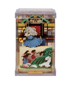 El viaje de Chihiro Paper Model Kit Paper Theater Chihiro Pull