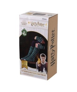 Harry Potter Kit de Calcetines holgados y Guantes Slytherin