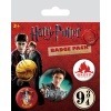 Harry Potter Pack 5 Chapas Gryffindor