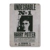 Harry Potter Placa de Chapa Undesirable No. 1 15 x 21 cm