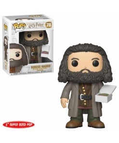 Harry Potter Super Sized POP! Movies Vinyl Figura Hagrid with Cake 14 cm