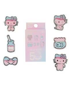 Hello Kitty by Loungefly Chapas esmaltadas Blind Box Clear and Cute Surtido (12)