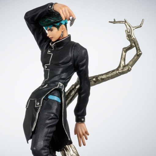 JoJo's Bizarre Adventure Figura Bolígrafo Rohan Kishibe Black Ver. 19 cm