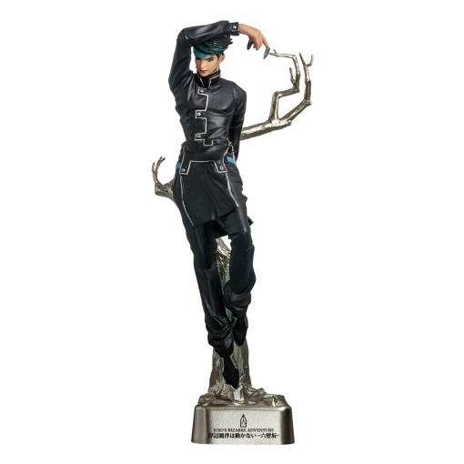 JoJo's Bizarre Adventure Figura Bolígrafo Rohan Kishibe Black Ver. 19 cm