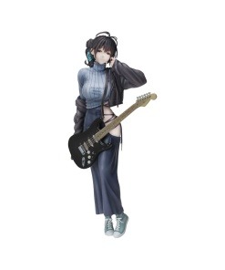 Juroku Illustration Estatua PVC Guitar Meimei Backless Dress 26 cm