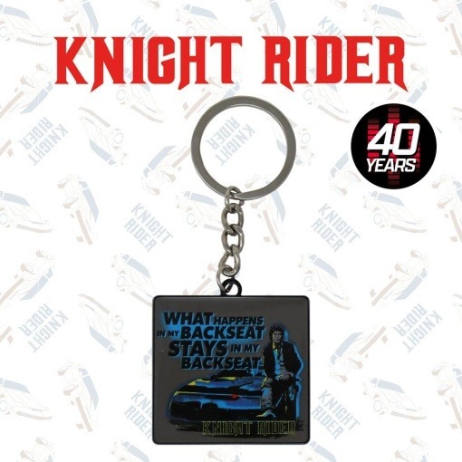 Knight Rider Llavero metálico 40th Anniversary Limited Edition