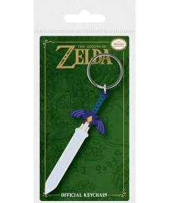 Legend of Zelda Llavero caucho Master Sword 6 cm