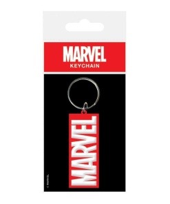 Marvel Comics Llavero caucho Logo 6 cm