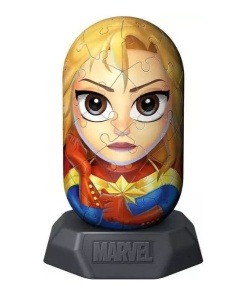 Marvel Puzzle 3D Captain Marvel Hylkies (54 piezas)