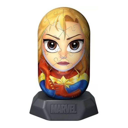 Marvel Puzzle 3D Captain Marvel Hylkies (54 piezas)