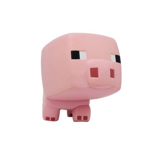 Minecraft Figura Antiestres Mega Squishme Serie 1 cerdo 15 cm