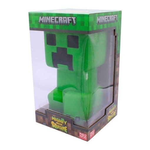 Minecraft Figura Antiestres Mighty Mega Squishme Creeper 25 cm