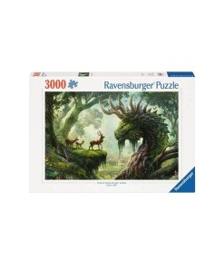 Original Ravensburger Quality Puzzle El dragón del bosque se despierta (3000 piezas)