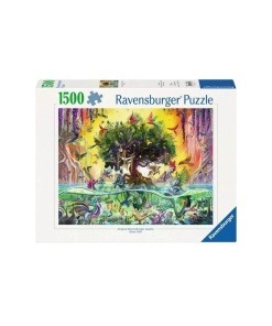 Original Ravensburger Quality Puzzle El unicornio del lago y sus amigos (1500 piezas)