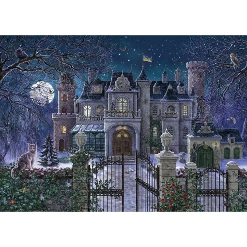 Original Ravensburger Quality Puzzle La villa navideña (1000 piezas)