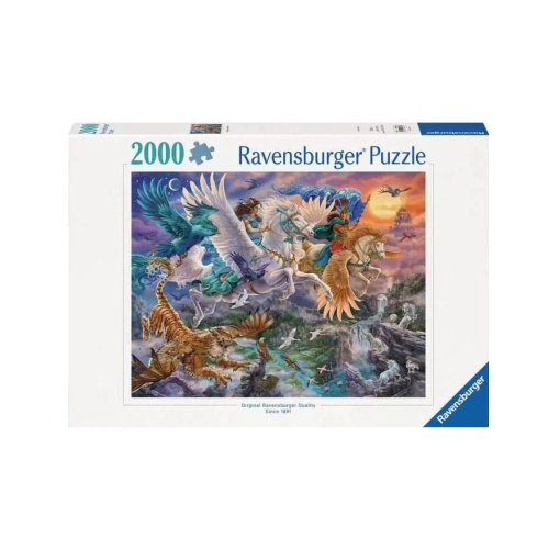 Original Ravensburger Quality Puzzle Por los aires en Pegaso (2000 piezas)